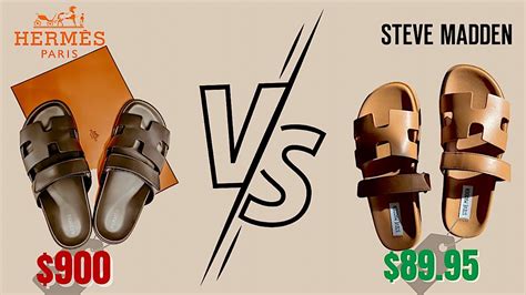 white hermes sandal dupe|hermes sandals vs steve madden.